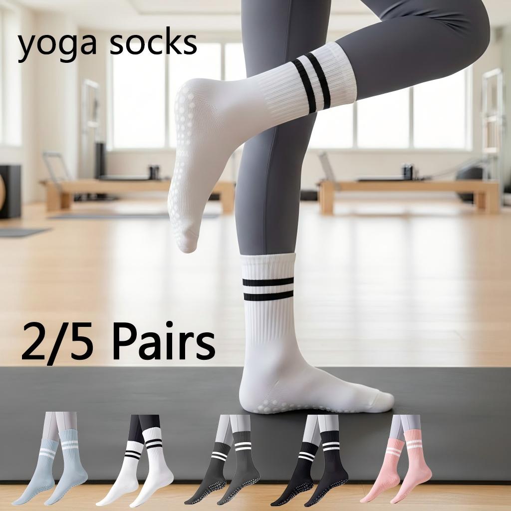 Pilates Yoga Gym - Women Non Slip Yoga Socks, Grippy
