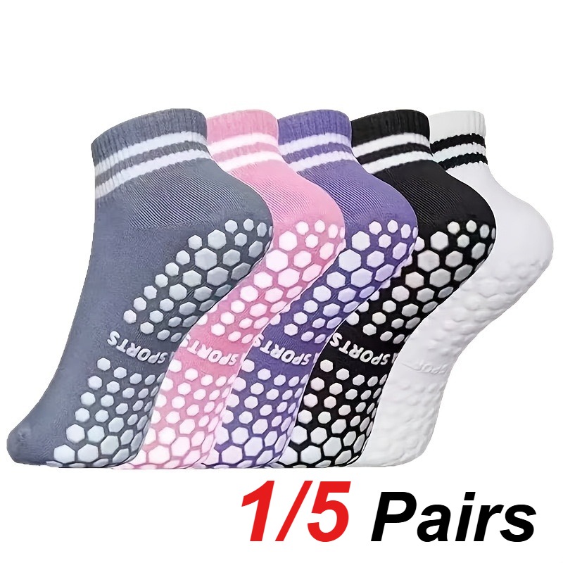 Pilates & Yoga Vida - 1/5 Pair Women's Silicone Anti Slip
