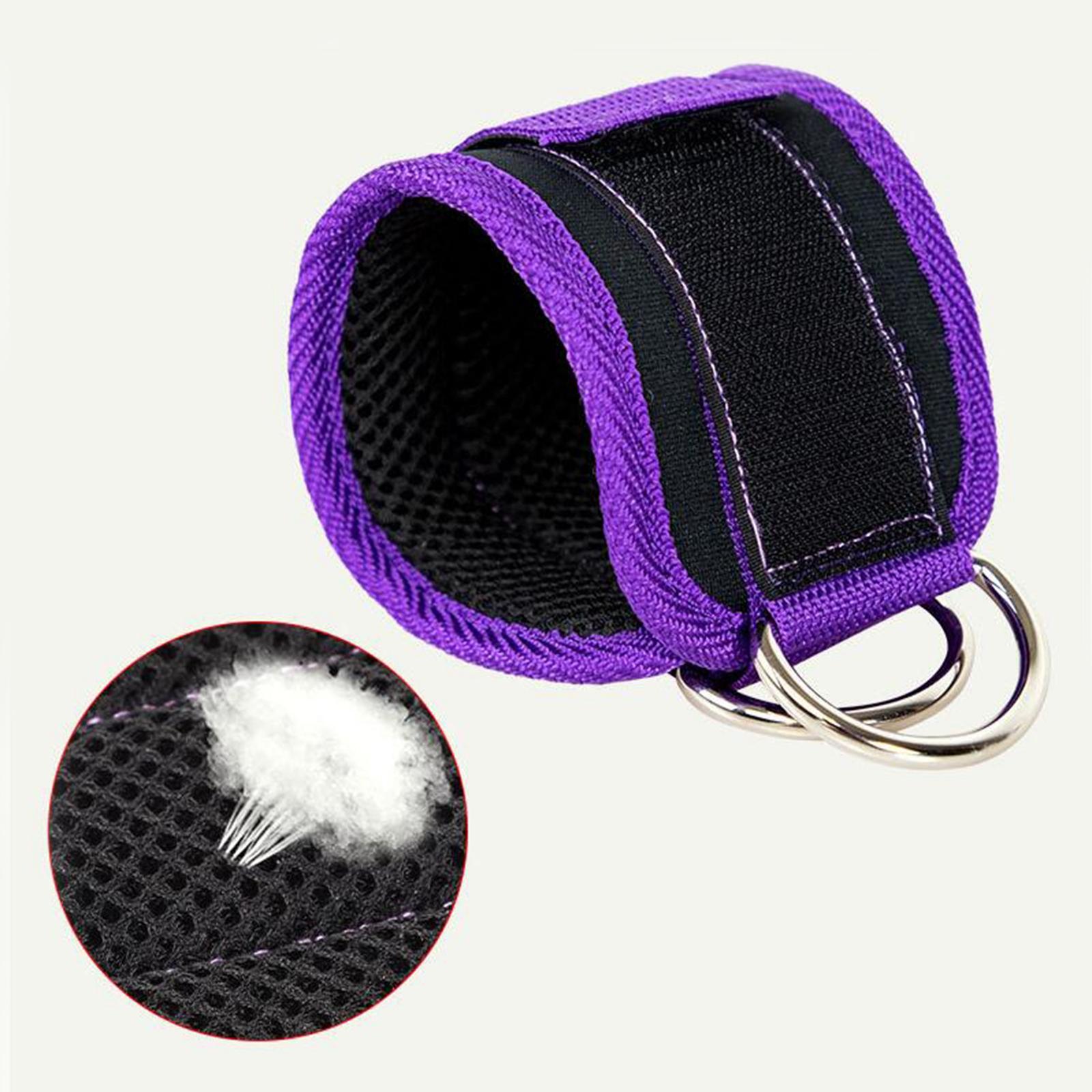 Pilates Ankle Strap - Resistance Band Set D Ring Ankle