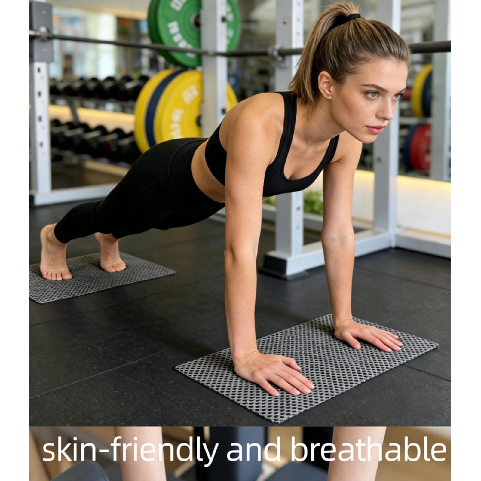 Home Pilates Yoga - 2Pcs/Set Pilates Nonslip Mat Stable PVC