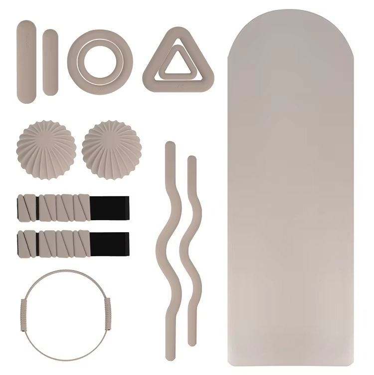 Pilates Ankle Strap - Yoga Pilates Accessory Set, Oval PU