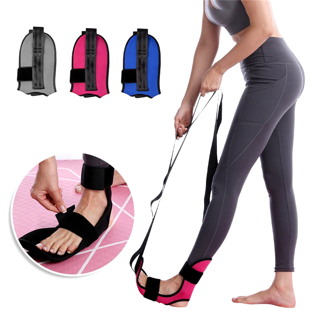 Pilates Ankle Strap - Yoga Strap / Segmented Stretching Band