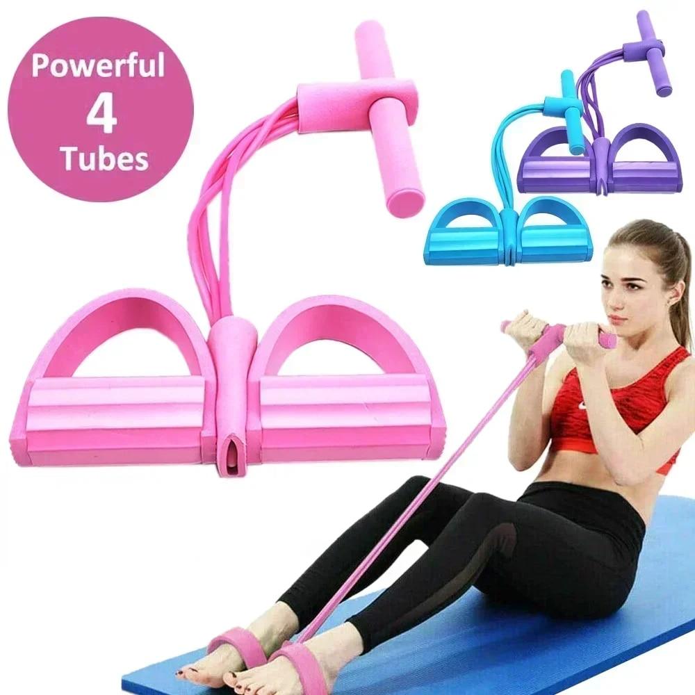 Pilates Yoga Reformer - 4/6 Level Resistance Band Elastic Bands