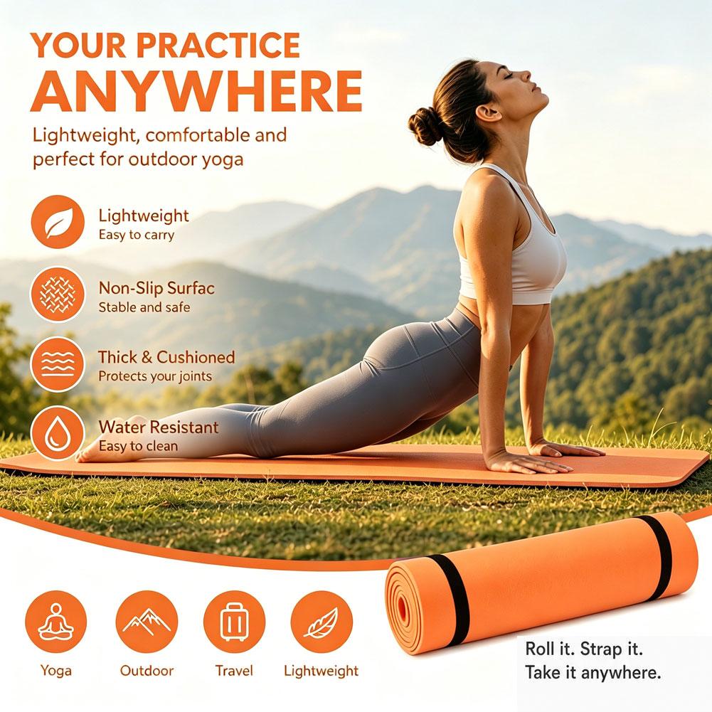 180x50cm Yoga Mats Anti-slip S - Pilates Yoga Matte 评论和价格
