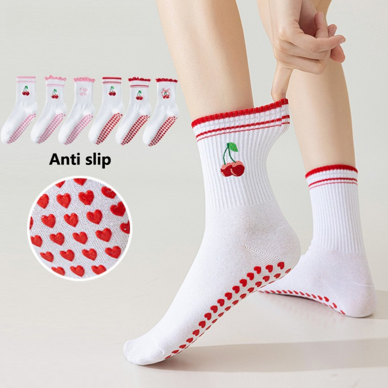 Women's Cute Cherry Pattern Si - Pilates Yoga Hose 评论和价格