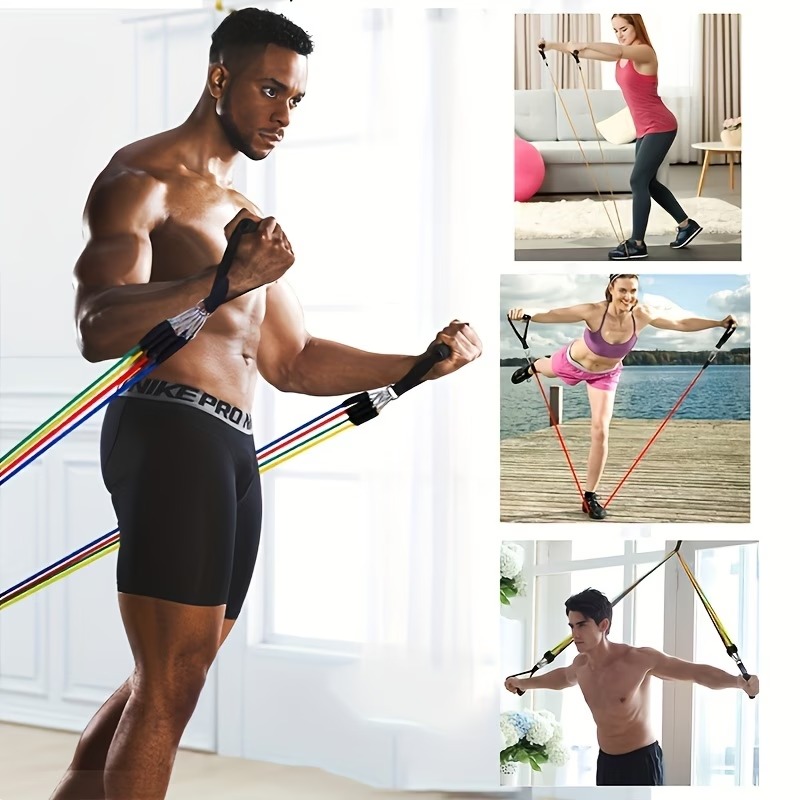 Resistance Band Set with Door  - Pilates Ankle Strap 评论和价格