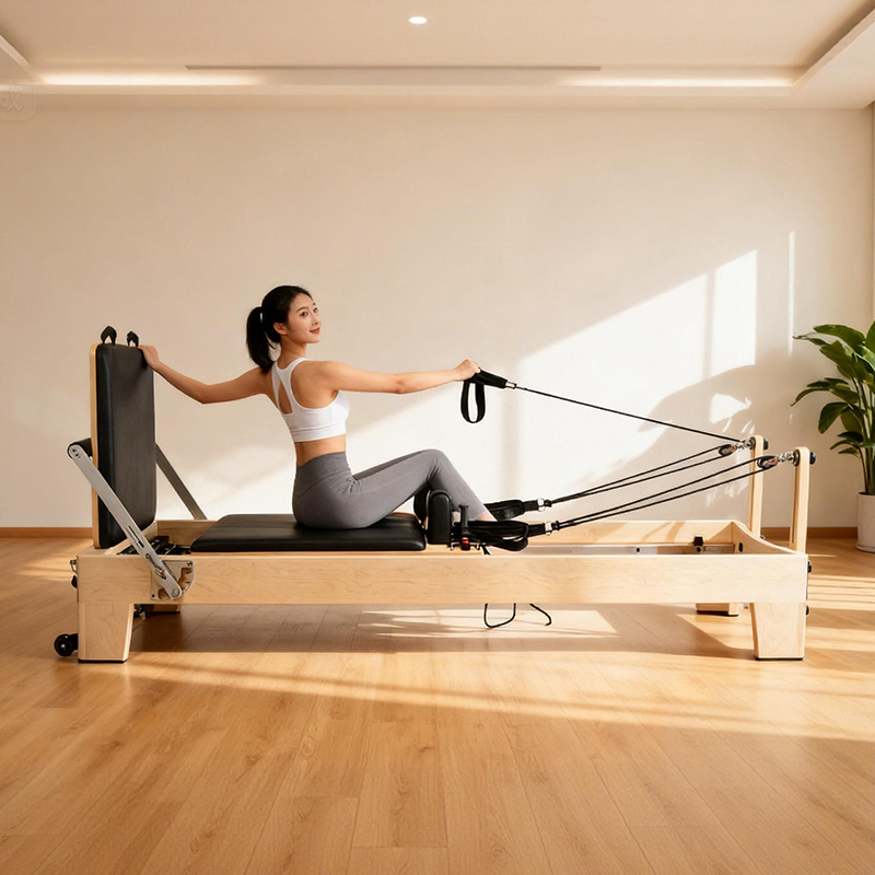 White Maple Portable Adjustabl - Pilates Yoga Reformer 评论和价格