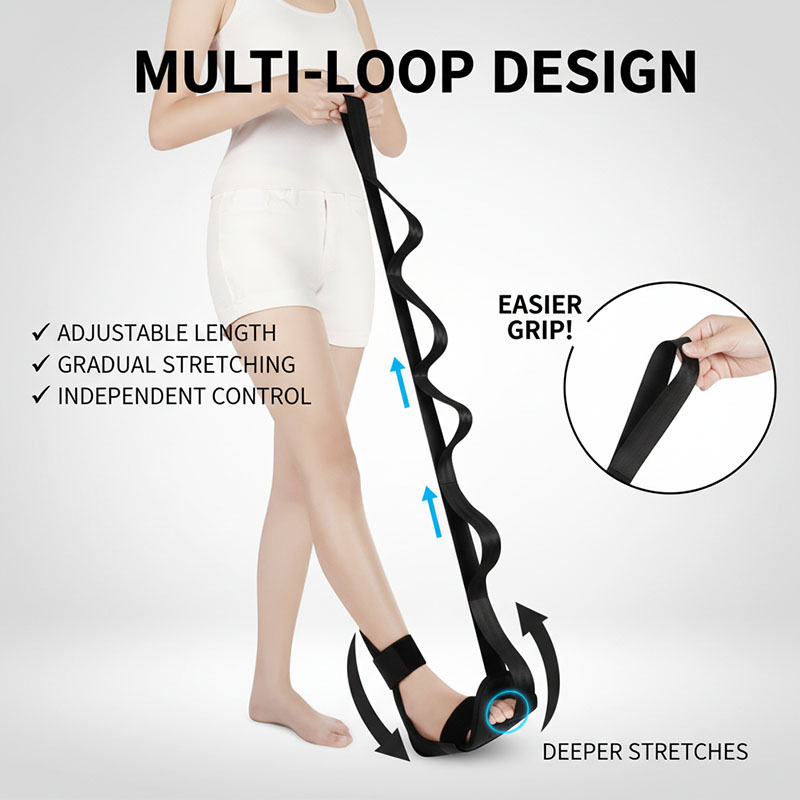 Yoga Leg Stretching Band Segme - Pilates Ankle Strap 评论和价格