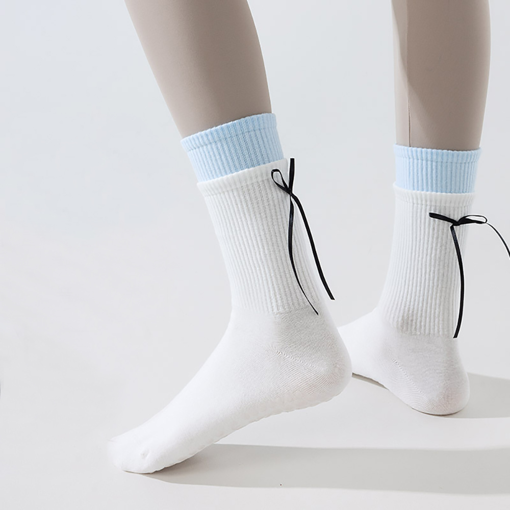 Trend Double Stack Yoga Socks  - Pilates Yoga Hose 评论和价格