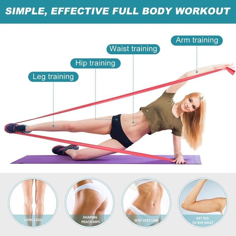 Natural Latex Resistance Bands - Pilates Yoga Reformer 评论和价格