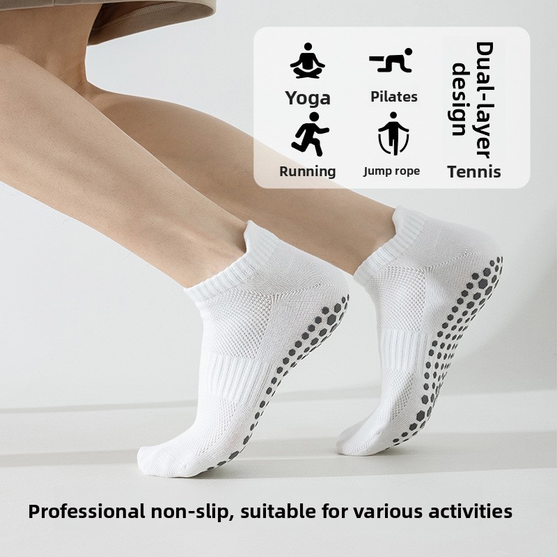 1Pair Yoga Socks Men Cotton Th - Pilates Yoga Hose 评论和价格