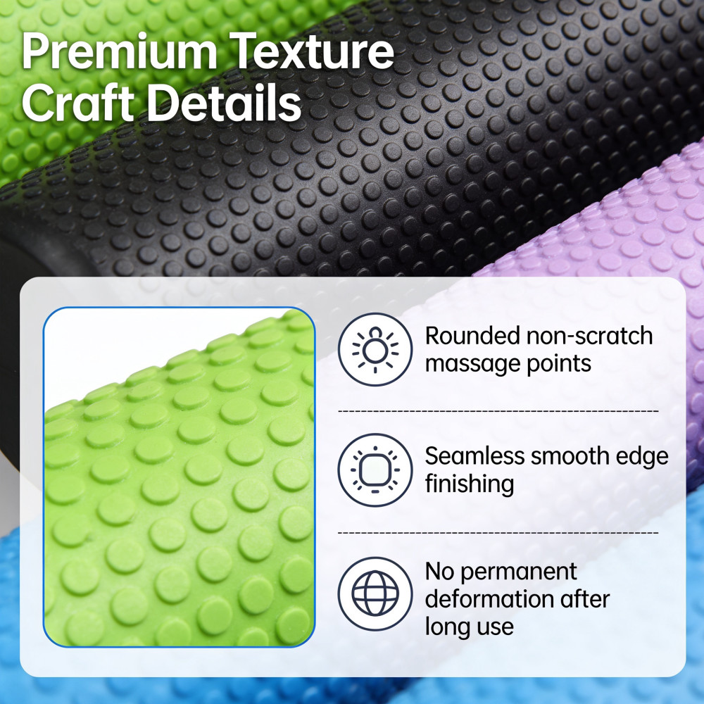 Yoga Roller Round EVA Foam Cyl - Home Pilates Yoga 评论和价格