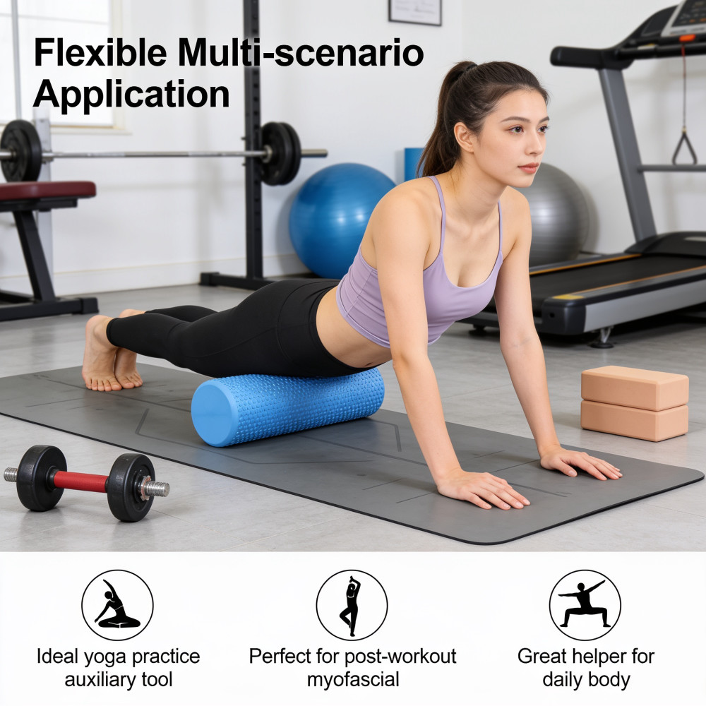 Yoga Roller Round EVA Foam Cyl - Home Pilates Yoga 评论和价格