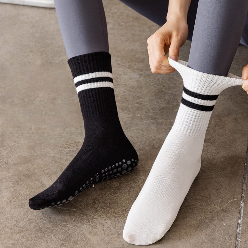 Women Non Slip Yoga Socks, Gri - Pilates Yoga Gym 评论和价格