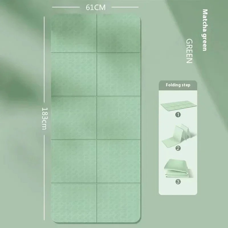 Fold Portable 183x60CM Yoga Ma - Pilates Yoga Matte 评论和价格