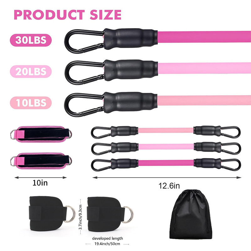 Resistance Bands With Ankle St - Pilates Ankle Strap 评论和价格