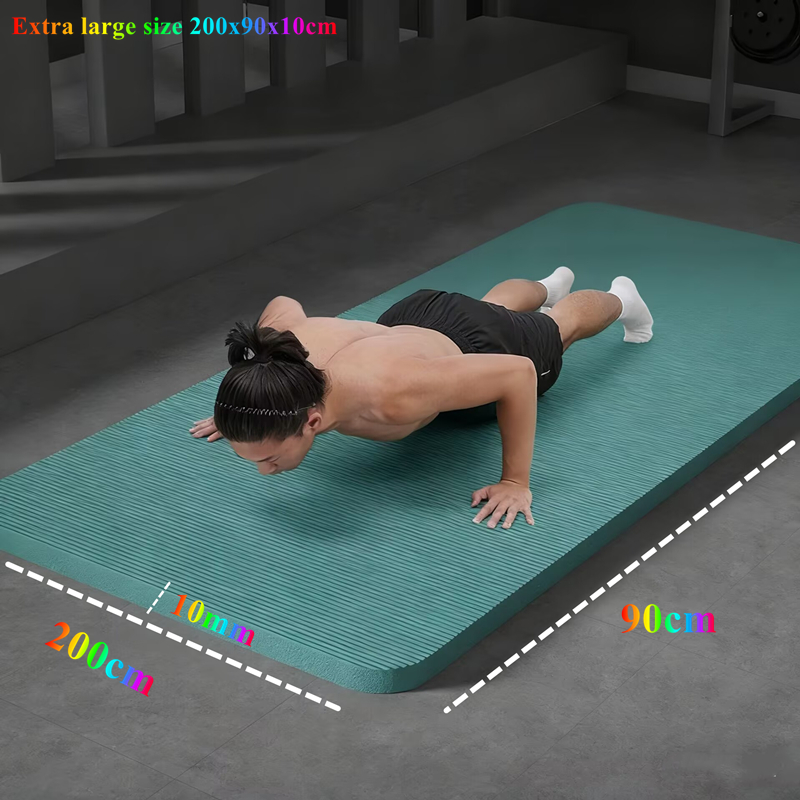 200x90x1cm Thick Training Yoga - Pilates Yoga Matte 评论和价格