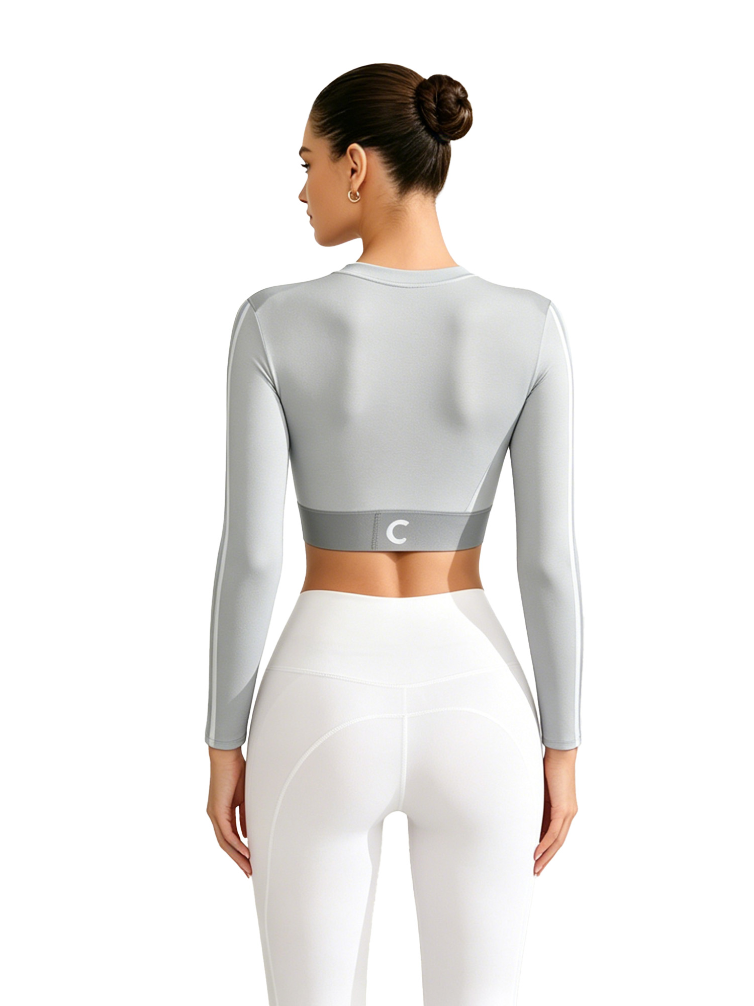 Women's Yoga Crop Top Sleeve L - Pilates Yoga Gym 评论和价格