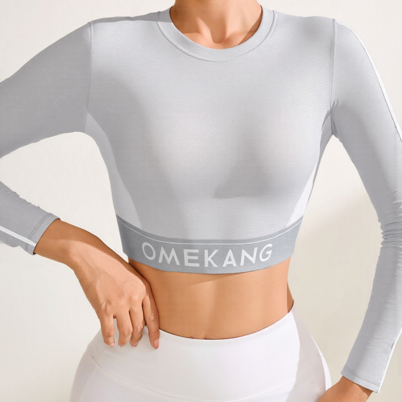 Women's Yoga Crop Top Sleeve L - Pilates Yoga Gym 评论和价格