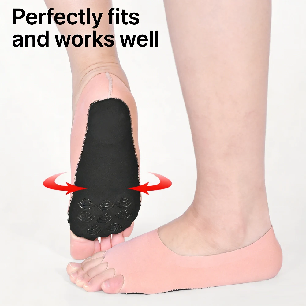 1Pair Toeless Yoga Socks for W - Home Pilates Yoga 评论和价格