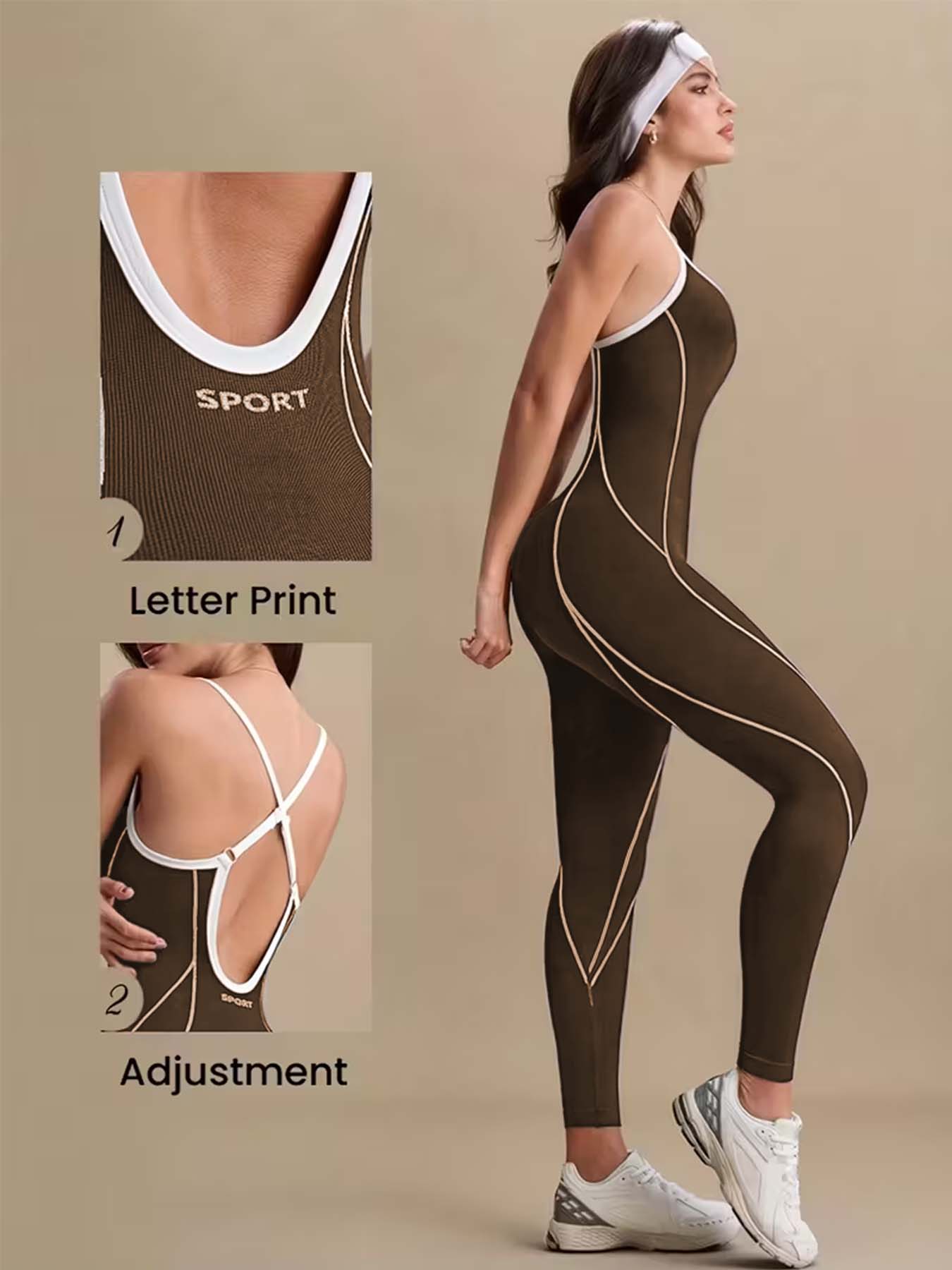 Women's Brown Tummy Control Yo - Pilates Ankle Strap 评论和价格