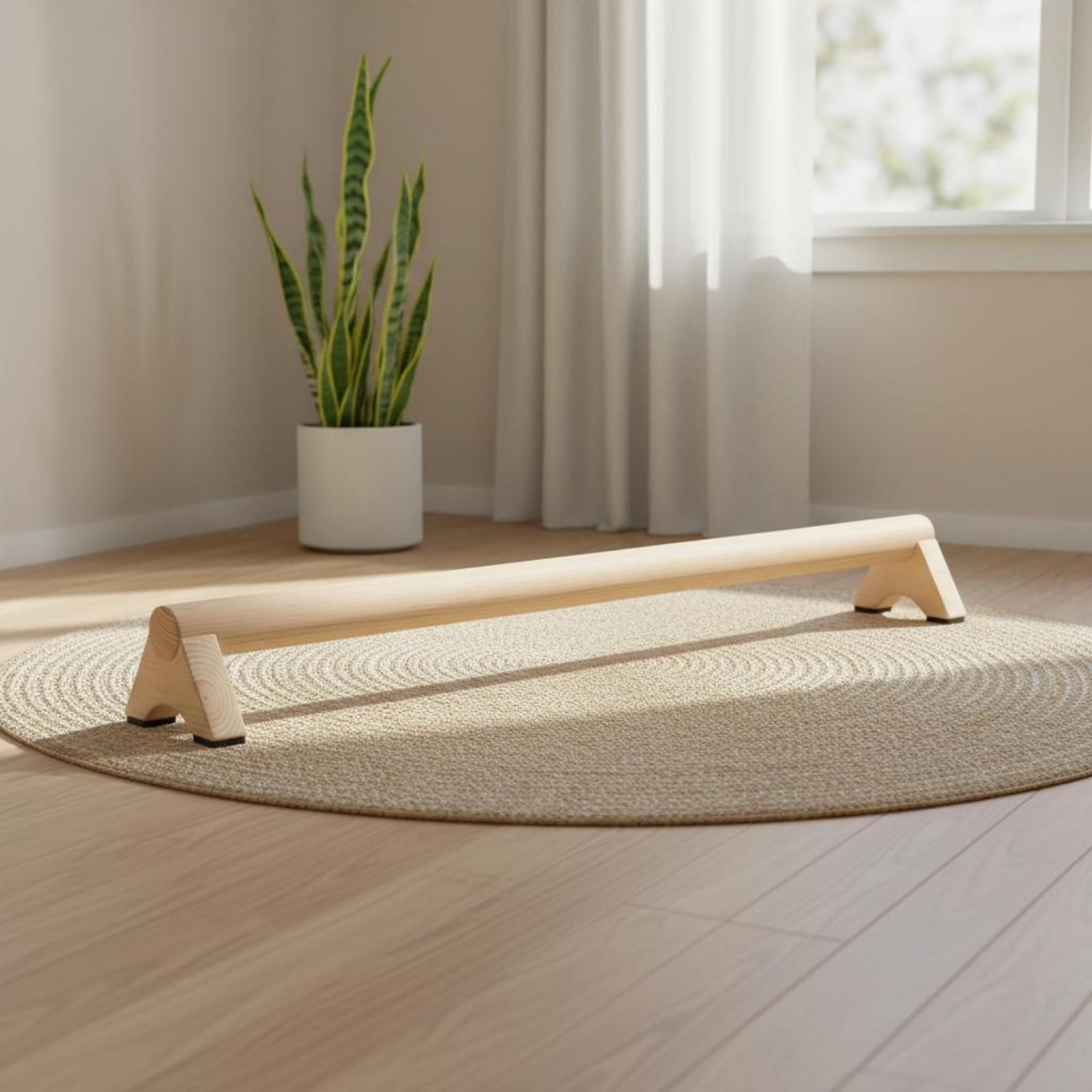 Balance Beam Trainer Wooden Ex - Home Pilates Yoga 评论和价格