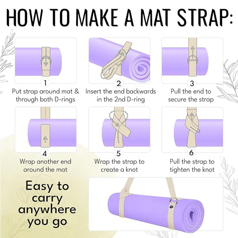 Adjustable Non Slip Strap, Sui - Pilates Yoga Matte 评论和价格