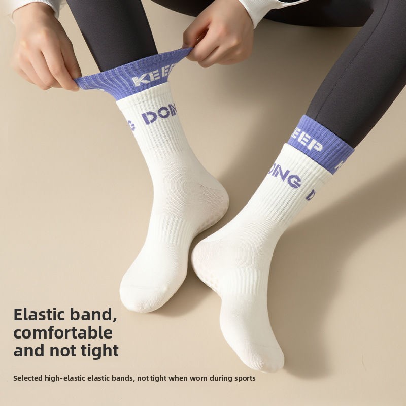 Mid Tube Yoga Socks Women Mid  - Pilates Yoga Hose 评论和价格