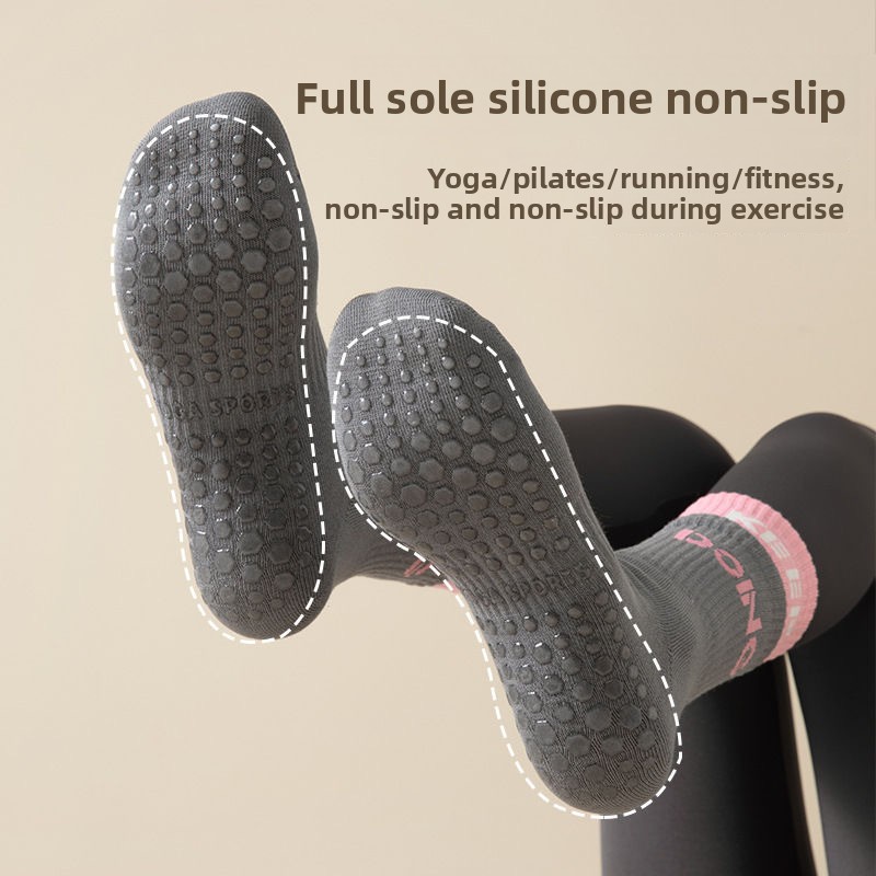 Mid Tube Yoga Socks Women Mid  - Pilates Yoga Hose 评论和价格