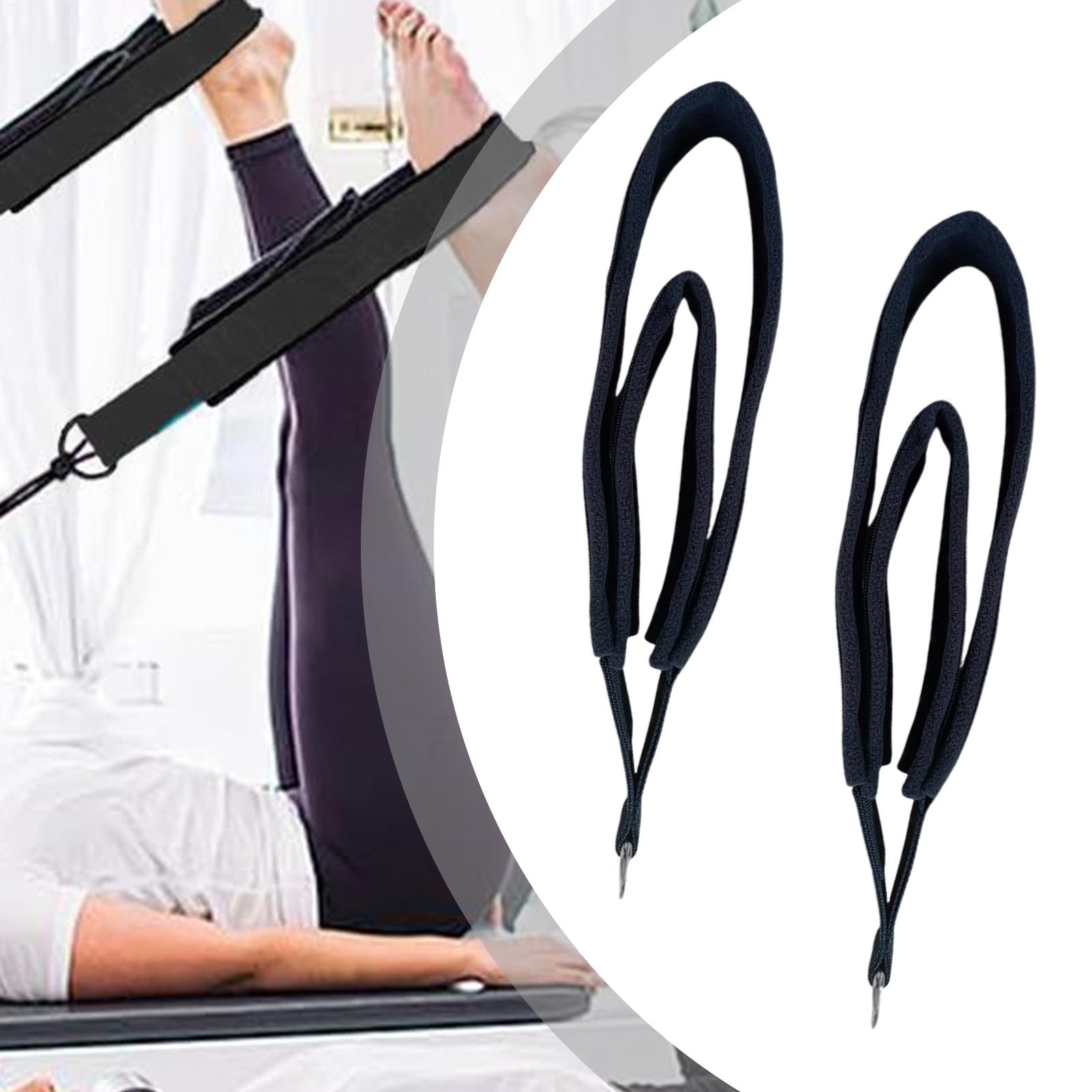 Double Ring Elastic Yoga Pilat - Pilates Ankle Strap 评论和价格