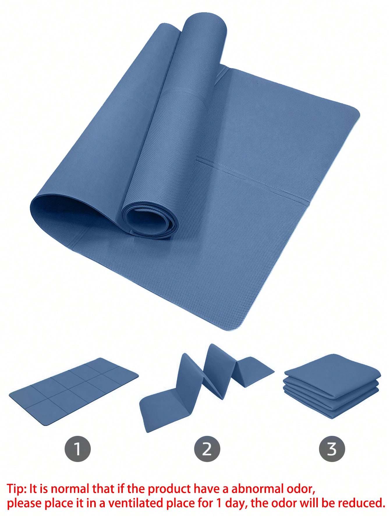 Foldable Yoga Mat Dark Blue Ec - Pilates Yoga Matte 评论和价格