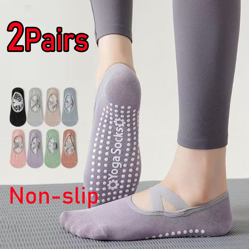 1/2 Pairs Breathable Yoga Sock - Pilates Yoga Hose 评论和价格