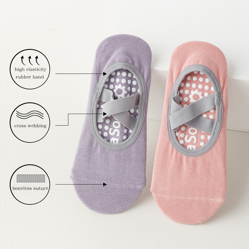 1/2 Pairs Breathable Yoga Sock - Pilates Yoga Hose 评论和价格