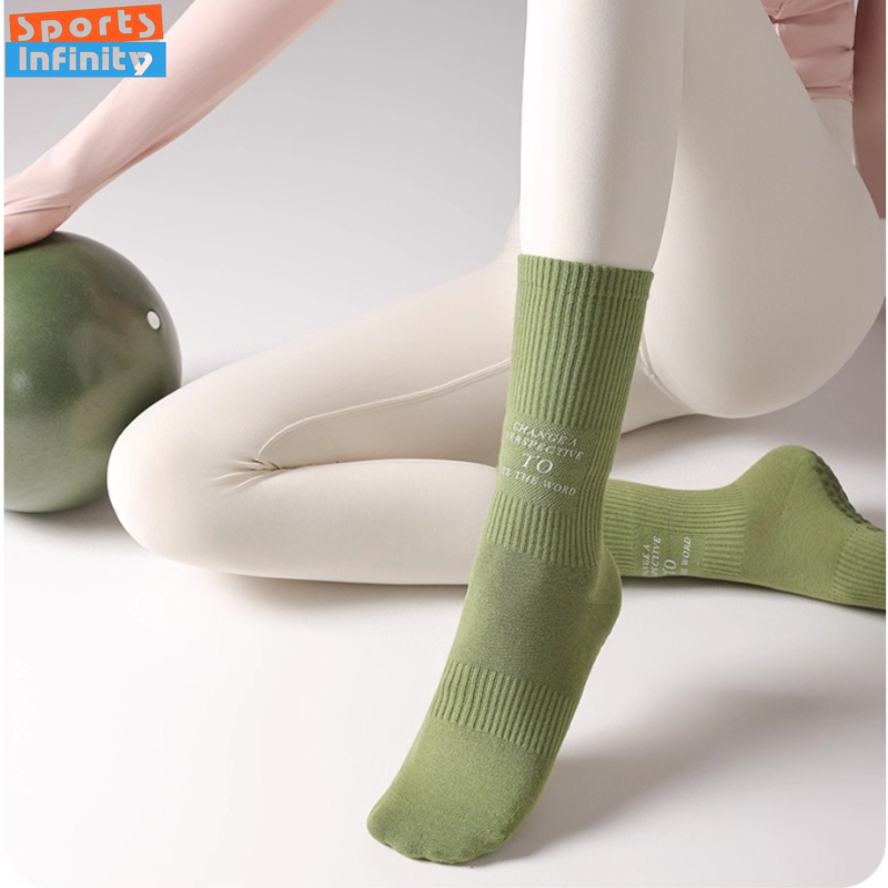 Mid Tube Yoga Socks Anti Slip  - Pilates Yoga Hose 评论和价格