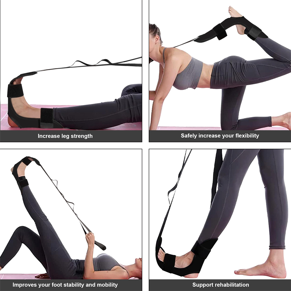 Yoga Strap / Segmented Stretch - Pilates Ankle Strap 评论和价格
